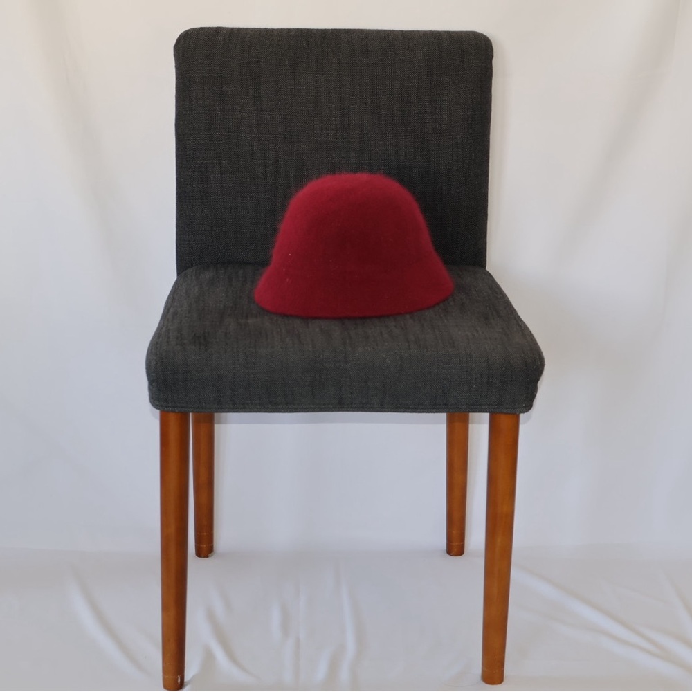 Nine West Red Dome-Shaped Hat